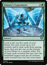 Zimone's Experiment Foil #169 Secrets of Strixhaven MTG