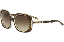 Michael Kors Women's Ula MK2050 MK/2050 303413 Tortoise Square Sunglasses 55mm