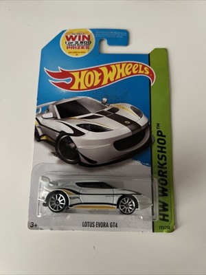 Hot Wheels Lotus Evora GT4 White #193/250 HW Workshop 2014 HW Code HWTRACK