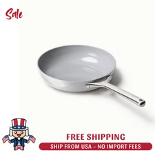 Caraway Home Frying Pan - 14.57"L x 7.87"W x 2.52"H - 550F - Color: Gray