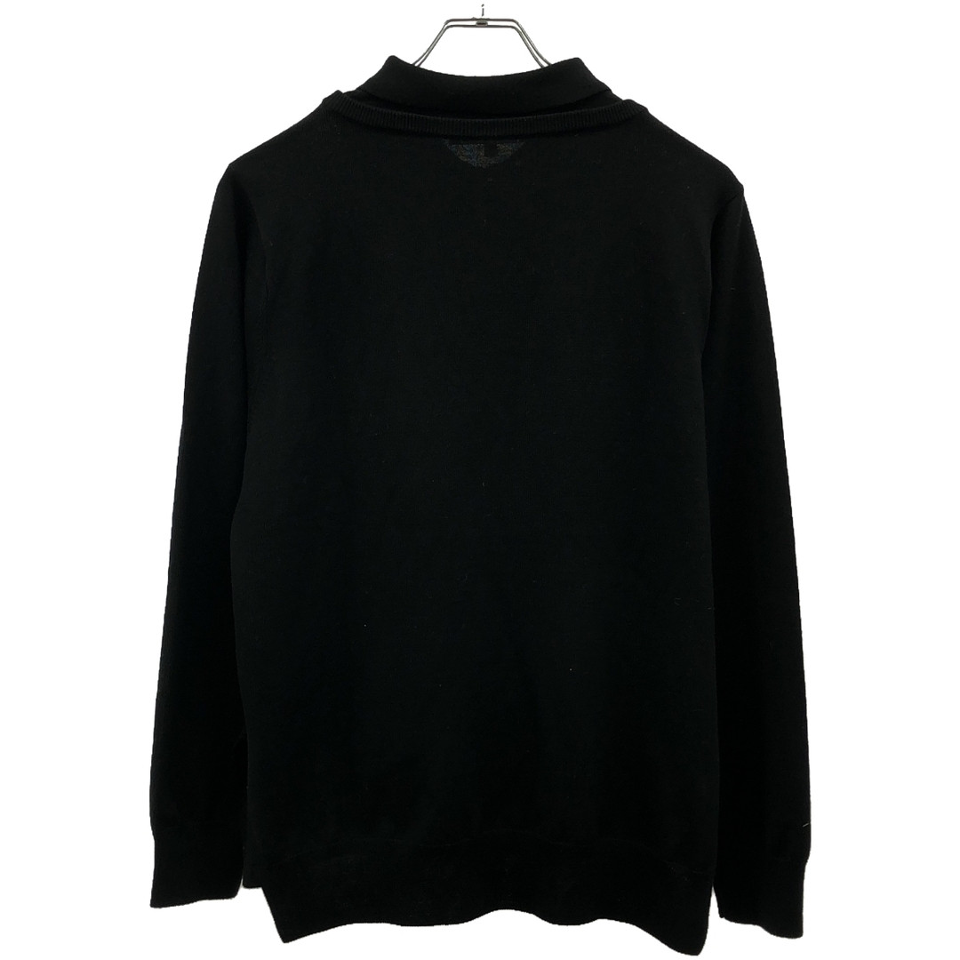 ENFOLD OFF‐NECK LAYERED PULLOVER