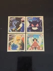 1999 Pokémon Artbox GOLD FOIL Gengar G02, Onix, Pikachu Bulbasaur, Pinsir Lot