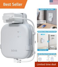 Outlet Wall Mount for Blink Sync Module XR, Short Cable Save Space and Easy M...