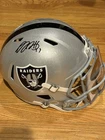 Davante Adams Signed Raiders Riddell Full Size Speed Replica Helmet -BECKETT COA