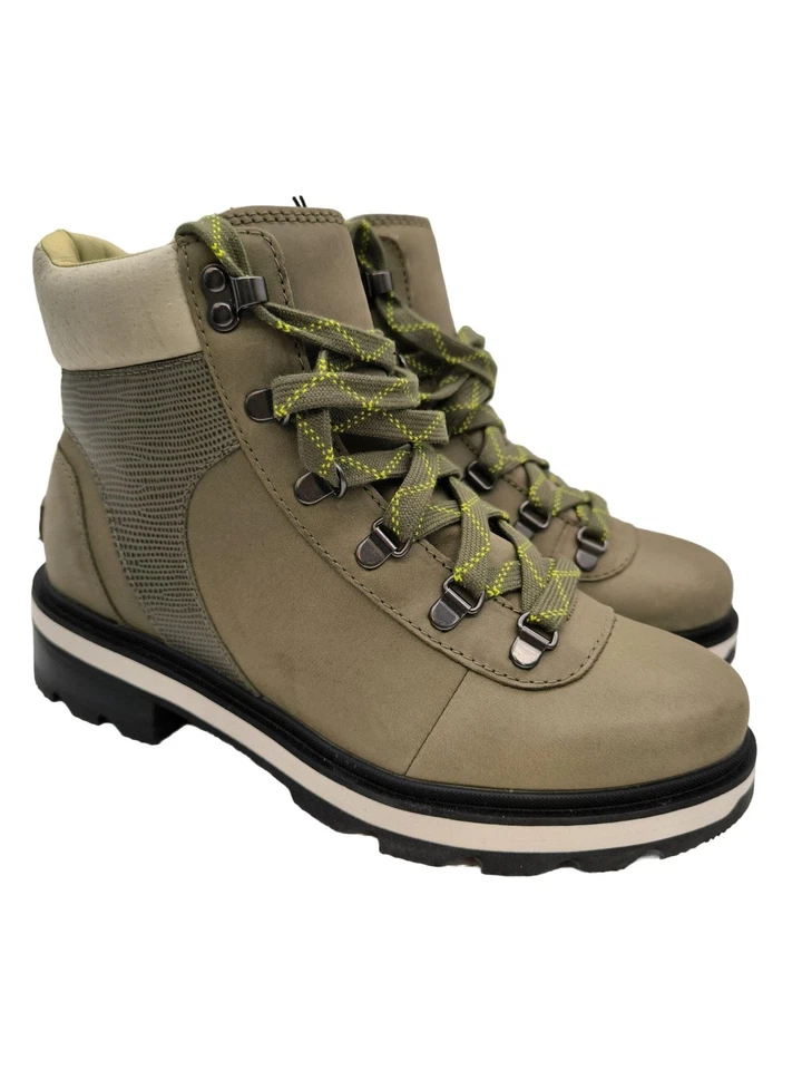 SOREL Bottines à lacets Dames Bottines T EU 39 crème-kaki style décontracté - Photo 1/4