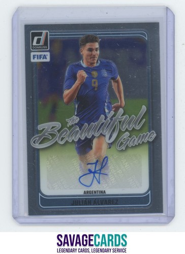2024 Panini Donruss The Beautiful Game Auto Julian Alvarez #BG-JA Argentina