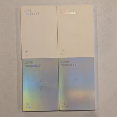 BTS - Love Yourself - Answer - Version L & F + Her - Version E & V - CD LOT OF 4
