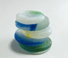 japanese sea glass game piece OHAJIKI  rare color set