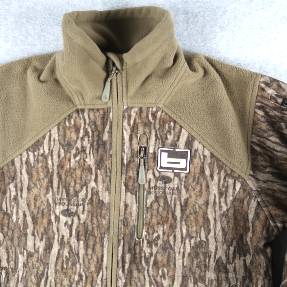 Chaqueta polar UFS Mossy Oak con bandas para hombre talla EXS XS caza táctica Foto 3 de 4