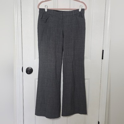 Express Editor Gray Trouser Dress Pants Women s Work Office Career Wide Leg 8