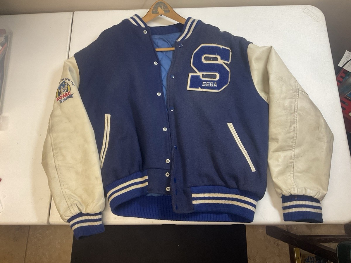 SEGA Sonic The Hedgehog Video Game Employee Gift Varsity Jacket