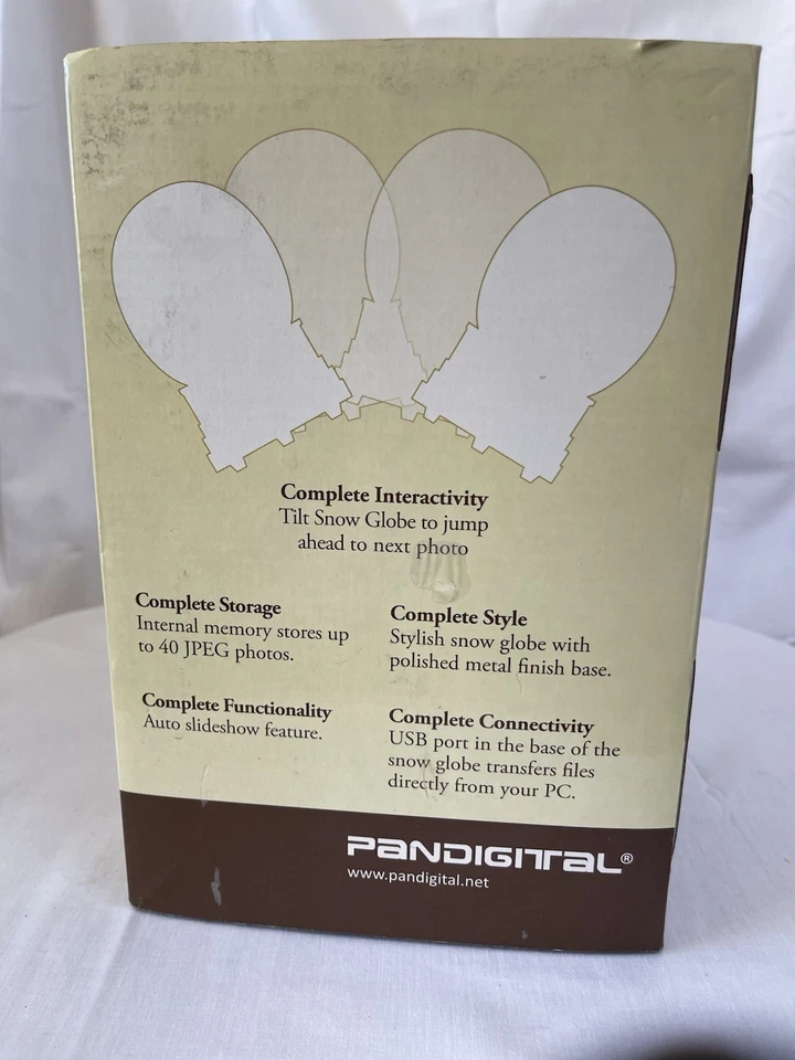 Pandigital Digital 1.8" Photo Frame Snow Globe Brand New - Image 3 of 3