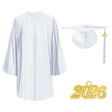 Shiny Kindergarten Preschool Graduation Cap Gown Stole with 2026 Tassel
