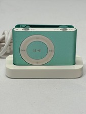 Apple iPod Shuffle 2nd Gen Green A1204 MP3 Player Dock Earbuds Tested Bundle