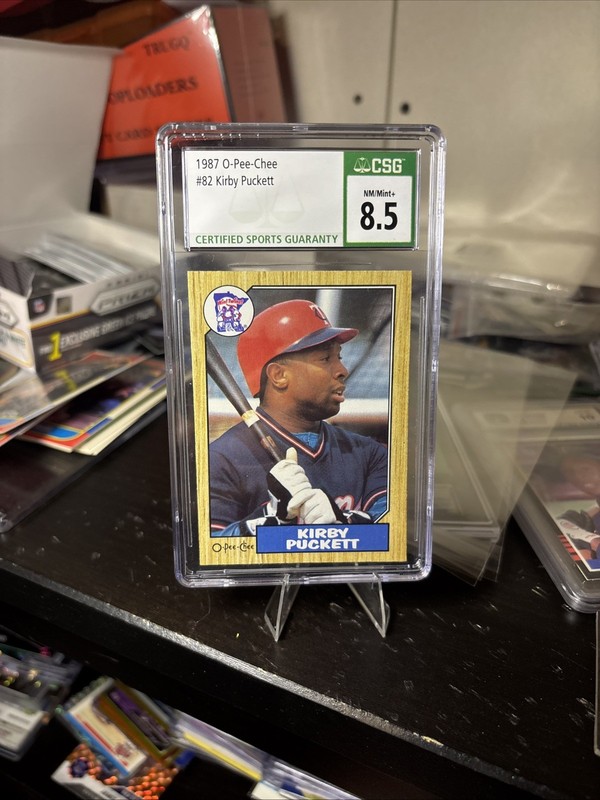 1987 Topps Tiffany - Kirby Puckett #450 CSG 8.5