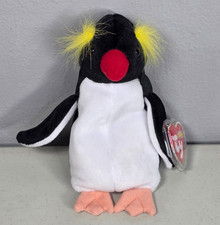 Muñeco de peluche Ty Beanie Baby Frigid Penguin 2000 juguete suave animal de peluche con etiqueta