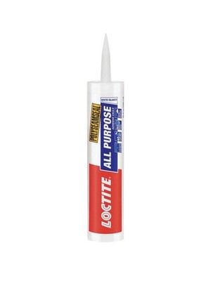 LOCTITE POLYSEAMSEAL 10 Oz. White Adhesive Caulk 2154751 LOCTITE POLYSEAMSEAL
