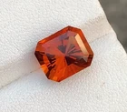 VVS 3.99 Ct Natural Orange Madeira Citrine Gemstone Precision Cut From Brazil