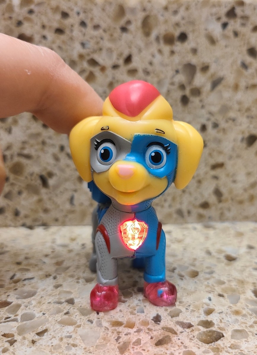 LIGHT WORKS/NEW BATTERY: Paw Patrol Mighty Pups Super Mighty