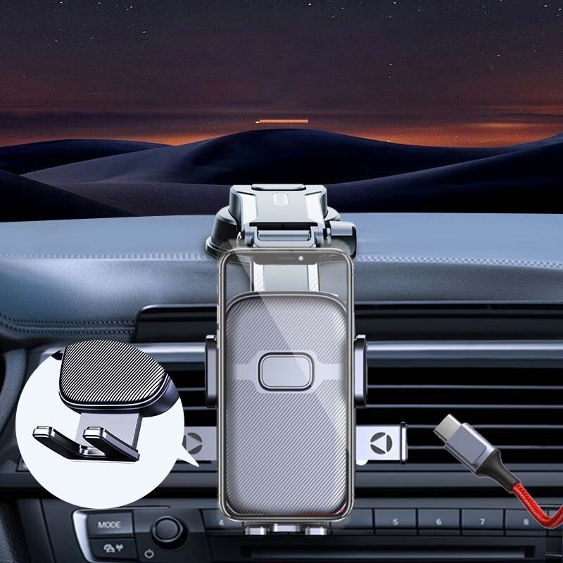 Car Phone Holder Dashboard Windshield Phone Mount Universal-image