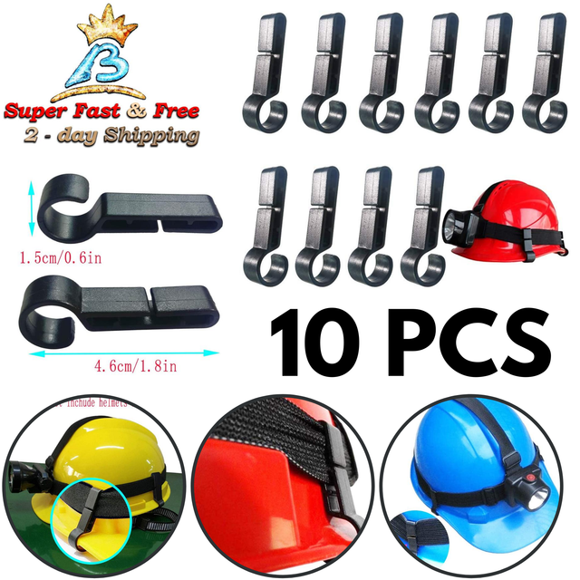 Headlamp Hook Hard Hat Light Clip 