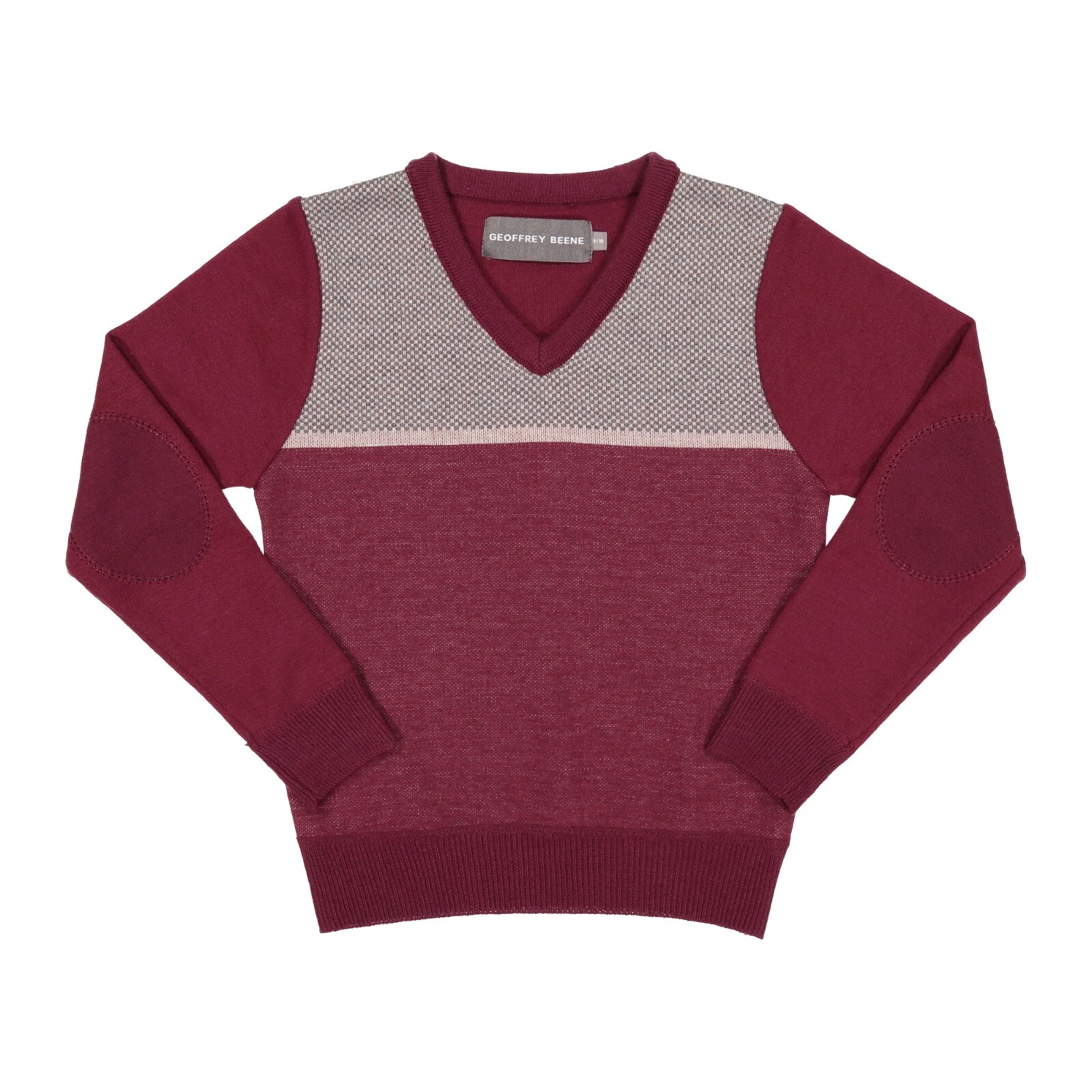 Boy's Woven V-Neck Sweater for Schools Uniforms & Casual Dress - NWT