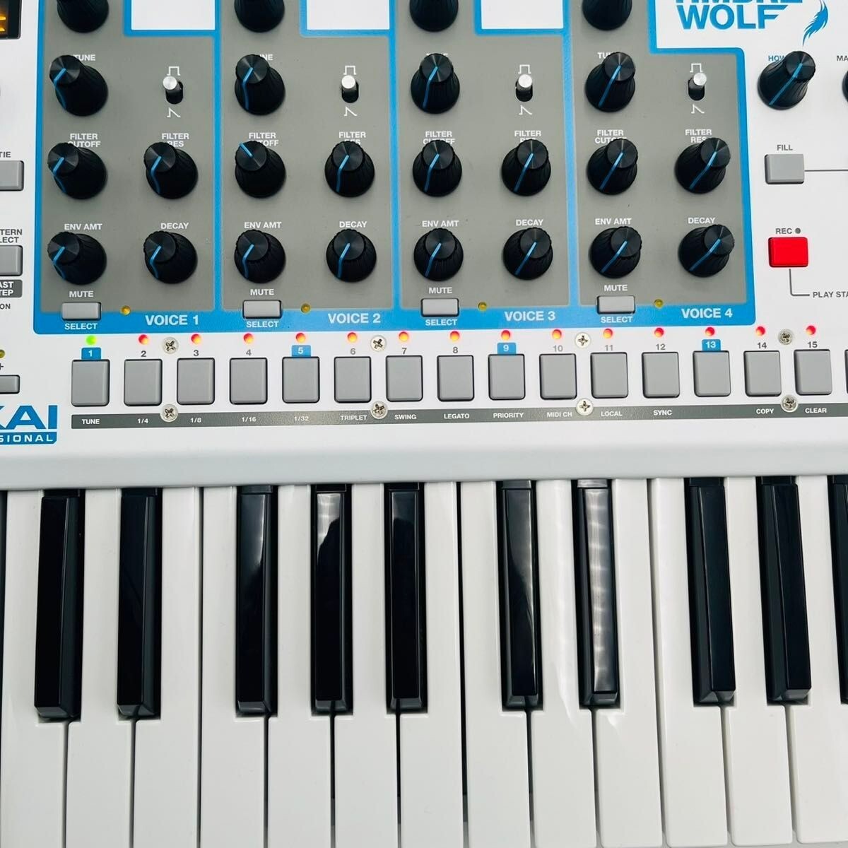 【希少】 AKAI アカイ TIMBRE WOLF シンセサイザー 37鍵盤 AKAI Timbre Wolf 37-Key Analog Synthesizer Rare Discontinued