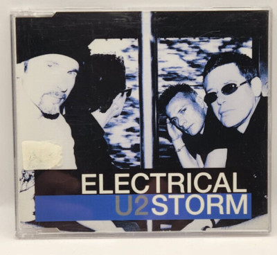 U2 Electrical Storm Recording Rock Pop Music CD 2002 USED Blue Label