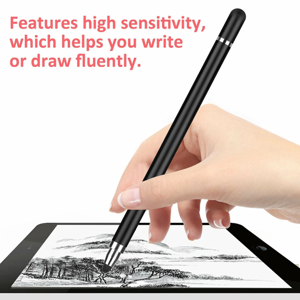 Touch Screen Stylus Pen Drawing Pencil For iPhone iPad Samsung Tablet Phone PC - Image 2 of 4