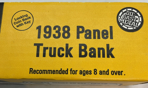Vintage 1994 ERTL 1938 Panel Truck Bank CAT Caterpillar EUC Only Out For Photos - Afbeelding 11 van 12