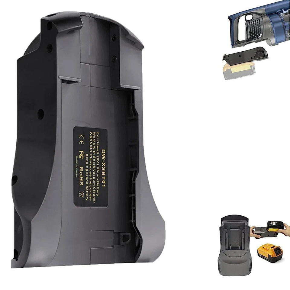 Alimenta tu aspiradora para tiburones con este convertidor adaptador de batería para DWMT 18V20V Foto 3 de 4