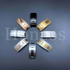 20 21 MM Deployment Folding Buckle Clasp Silver Gold Fits For Rolex Daytona Sub 
