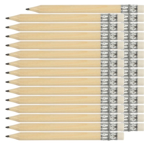 40pcs Office Drawing Pencils Household Log Short Pencils Mini Golf Erasable