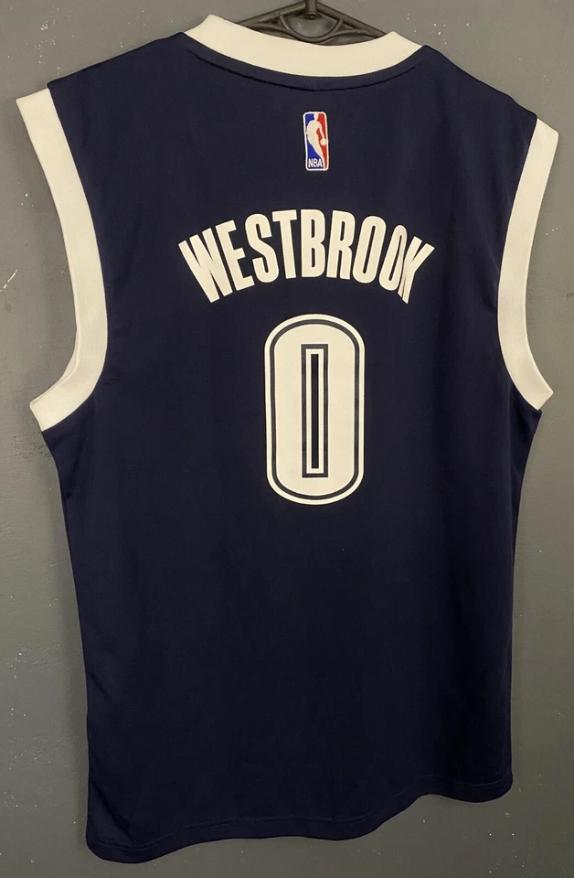 CAMISETA DE BALONCESTO HOMBRE OKLAHOMA CITY THUNDER RUSSELL WESTBROOK NBA TALLA S Foto 2 de 4