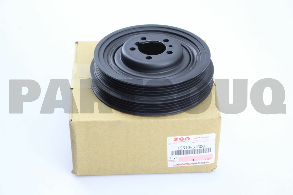 1261061G00 Genuine Suzuki PULLEY, CRANK SHAFT 12610-61G00 | eBay