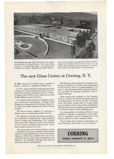 Vintage Corning Glass Center Magazine Print Ad 1951 Research In Glass New York