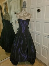 Alfred Angelo Dress for Bridesmaids or prom in a deep blue size  fits like a Sm