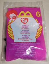 Ty Beanie Teenie Babies McDonalds Bumble The Bee #6 2000