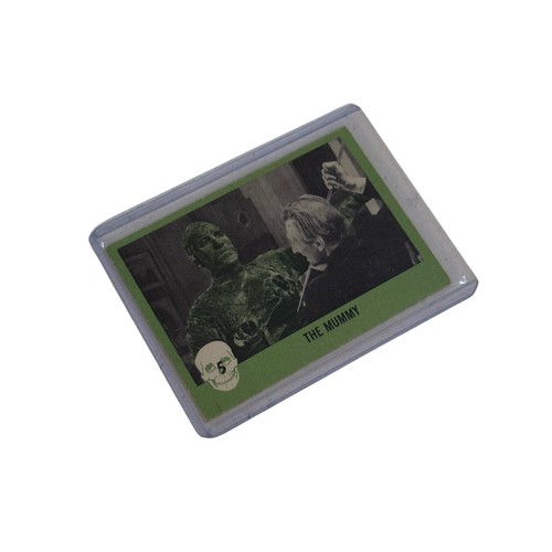 1961 Nu-Card Horror Monster Series #5 The Mummy Vintage Trading Card - 第 7/7 張圖片