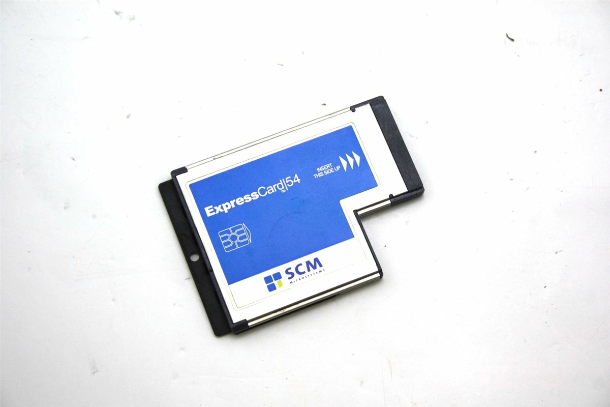 HP SCM ExpressCard 54 IC Smart Card Reader Laptop Express 54MM