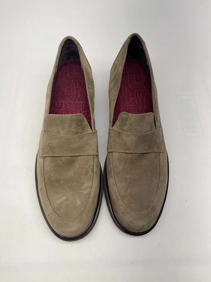 Mocasín Munro Geena de gamuza topo extra ligero para mujer talla 7 Foto 2 de 4