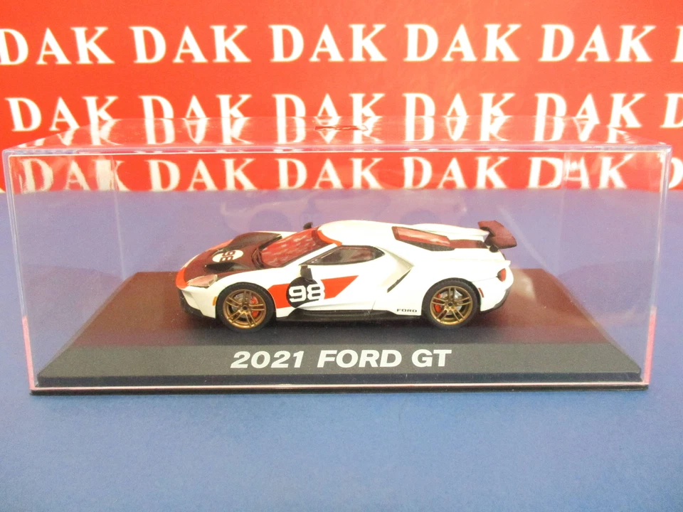 Die cast 1/43 Modellino Auto Ford GT N98 2021 by Greenlight - Immagine 4 di 4