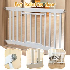 30"-32" Expandable Short Dog Gate Metal Small Puppy Door for Doorways Baby Gate