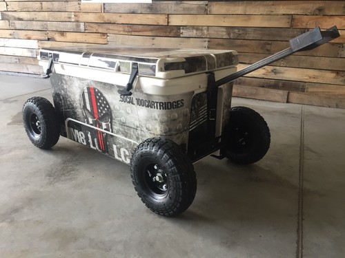 4 RADSATZ FÜR YETI RTIC KÜHLBOX 45 50 52 65 75 110 MIT GRIFF---OHNE KÜHLBOX - Bild 2 von 6