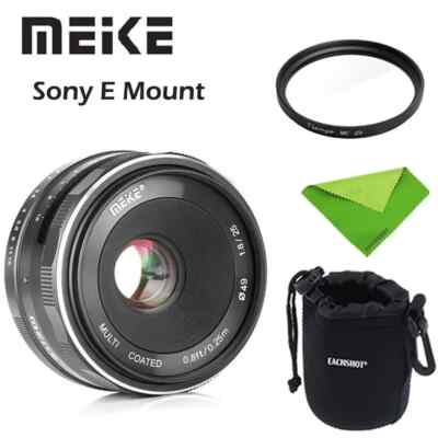 Meike 25mm Large Aperture Manual Focus Prime Fixed Lens