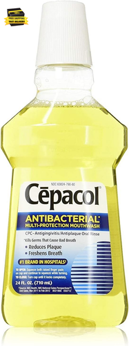 Antibacterial Multi-Protection Mint Freshening Mouthwash 24 Oz ⭐️⭐️⭐️⭐️⭐️
