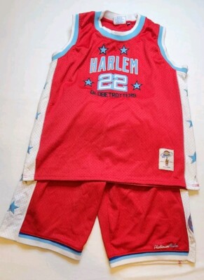 ウェア HarlemGlobetrotters CURLEYPlatinum FUBU Harlem Globetrotters Curly 22 Platinum FUBU Youth Size L 16/18