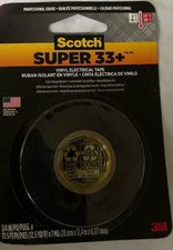3M 33 TM Vinyl Electrical Tape 3/4X450 Vinyl Plastic Indoor and Outdoor use new
