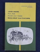 1966 JOHN DEERE MODEL "RG4 RG6 RG430 RG630 CULTIVATOR" OWNERS OPERATORS MANUAL