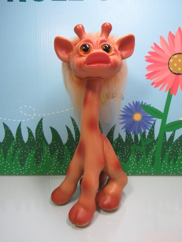Dam Things Giraffe de colección de los años 60" - Dam Troll - Dinamarca - Teniente Cabello Naranja\ - Imagen 2 de 18